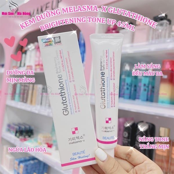 Kem Dưỡng Trắng Da Ngăn Ngừa Lão Hoá Beauté MelasmaX Glutathione Brightening Tone Up 40ml