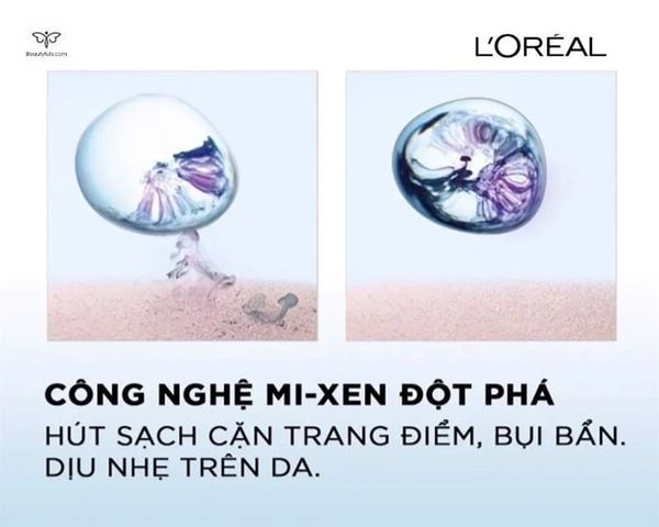 [Mini] Nước Tẩy Trang L'Oreal Làm Sạch Sâu Trang Điểm 95ml
