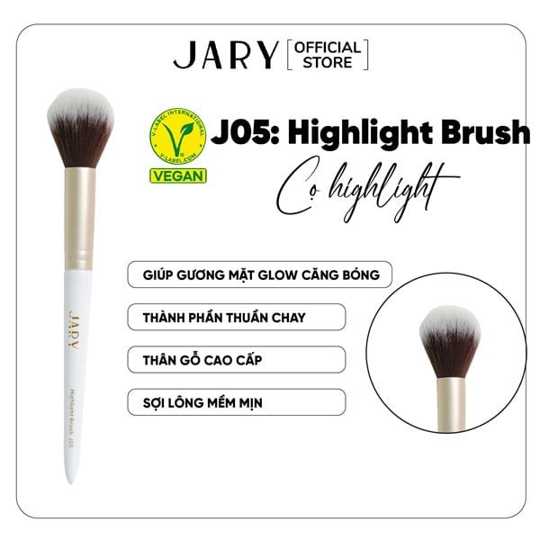 CỌ TRANG ĐIỂM CAO CẤP THUẦN CHAY JARY MAKEUP BRUSH