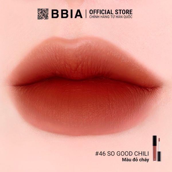 Son Kem BBIA Last Velvet Lip Tint 5g - 46 So Good Chili
