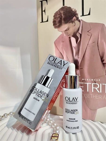 Tinh chất chống lão hóa Olay Regenerist Collagen Peptide 24 Serum 40ml (Không mùi)