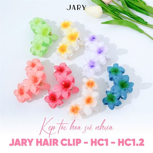 KẸP TÓC HOA SỨ NHỰA JARY HAIR CLIP HC1 HC1.2