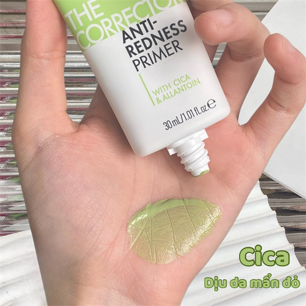 Kem Lót Catrice The Corrector Anti-Redness Primer With Cica & Allantoin 30ml