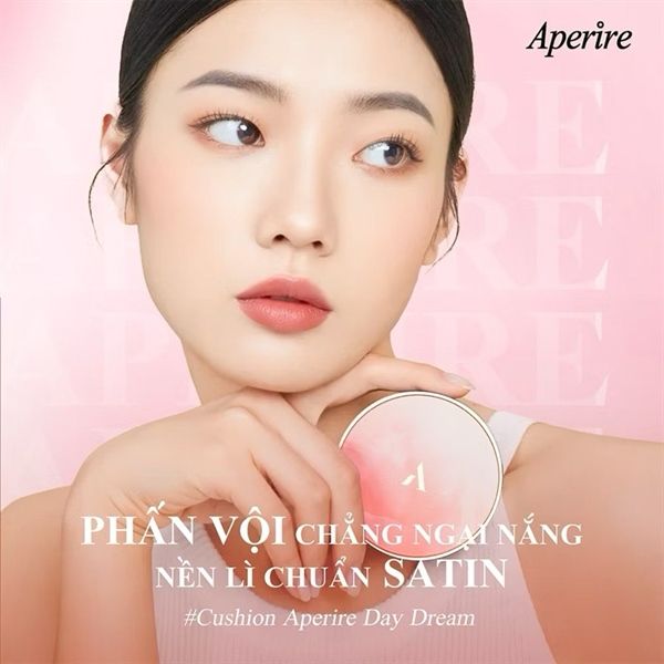 Phấn Nước Chống Nắng, Che Phủ Cao Aperire Day Dream Cover Cushion SPF50+ PA++++ 13g #0.5 Pure