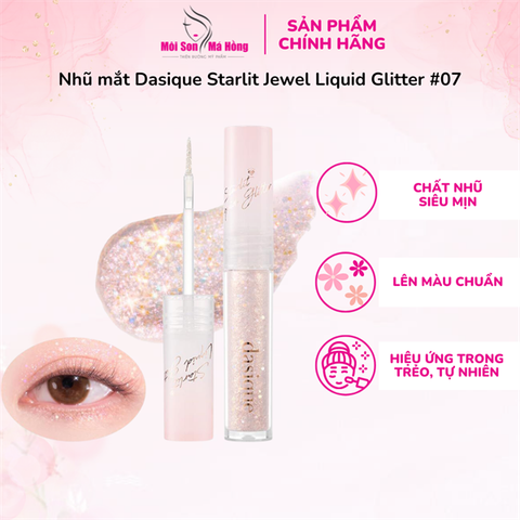 Nhũ mắt Dasique Starlit Jewel Liquid Glitter #07