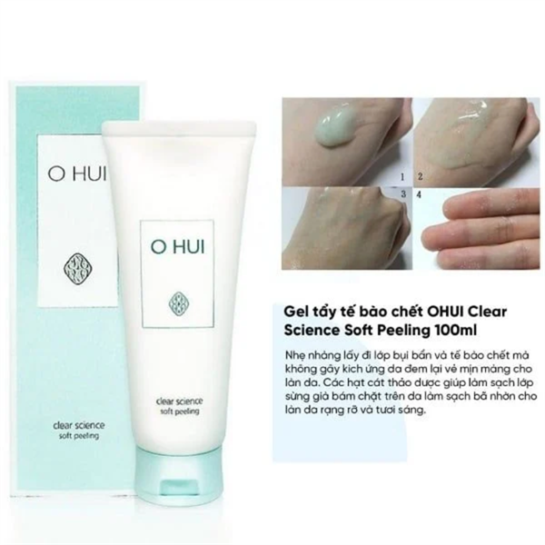 Gel Tẩy Tế Bào Chết OHUI Clear Science Soft Peeling 100ml/ 150ml