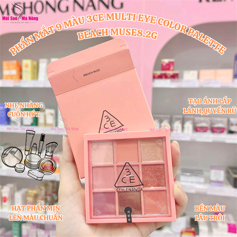 (CÔNG TY) Bảng Phấn Mắt 3CE Multi Eye Color #Beach Muse 8.5g