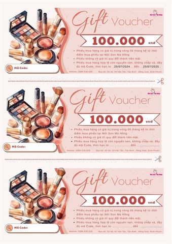 Phiếu Mua hàng 100.000 VNĐ