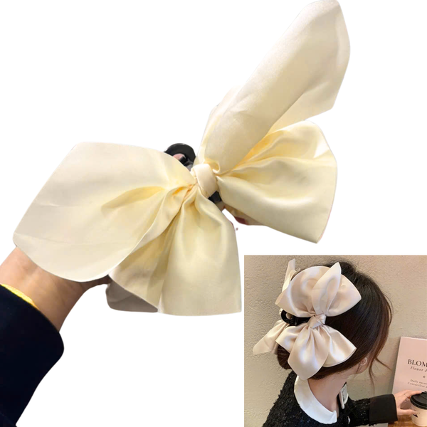 Kẹp nơ nhọn trơn to