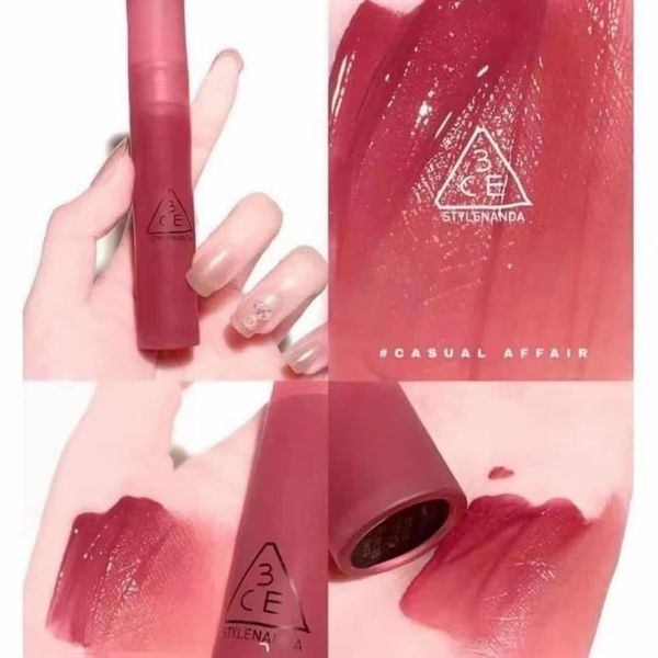 Son Kem 3Ce Blur Water Tint #Casual Affair Cánh Hoa Hồng Khô 4,6Gr