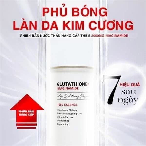 Nước Thần Dưỡng Sáng Angel's Liquid Glutathione+ Niacinamide 700V Essence 150ml