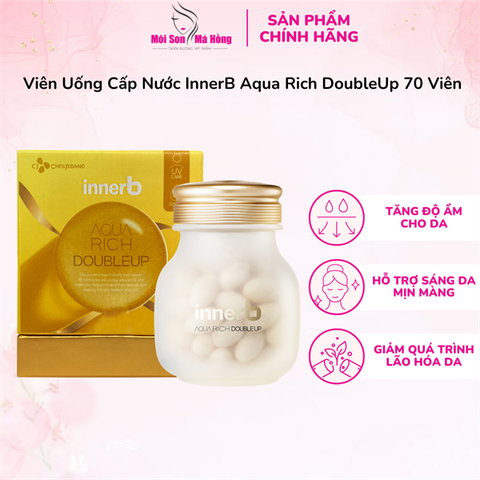 Viên Uống Cấp Nước InnerB Aqua Rich Doubleup 70 PCS
