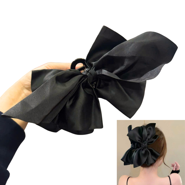 Kẹp nơ nhọn trơn to