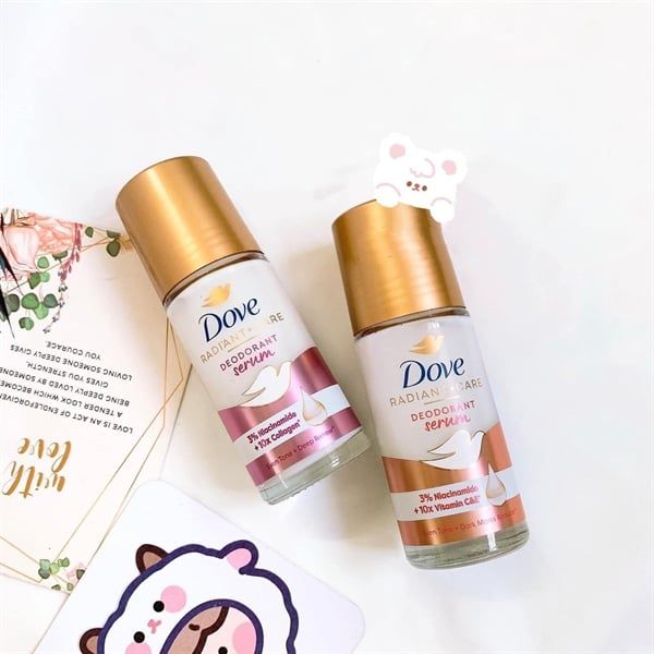 Lăn Ngăn Mùi Dove Sáng Da Thu nhỏ lỗ chân lông Niacinamide + Vit C&E 45ml
