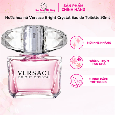 Nước hoa nữ Versace Bright Crystal Eau de Toilette chai 90ml