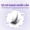 Lông mi cụm Tự Nhiên jary cluster lashes hộp nhựa 5 hàng C2