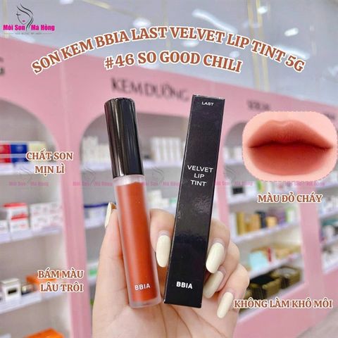Son Kem BBIA Last Velvet Lip Tint 5g - 46 So Good Chili