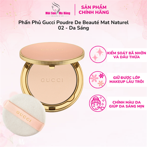 Phấn phủ Gucci Poudre de Beauté Mat Naturel No.02 10g