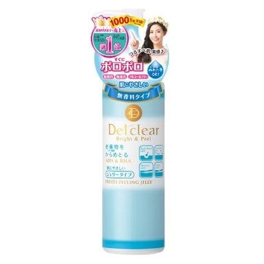 Gel Tẩy Tế Bào Chết Meishoku Detclear Không Mùi 180ml Bright & Peel Fruits Peeling Jelly