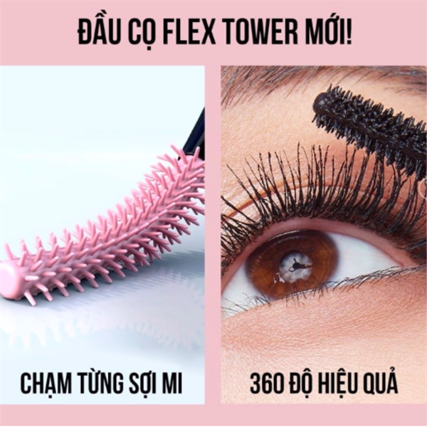 (CÔNG TY) Mascara Maybelline Tơi Dài Mi Không Giới Hạn 6ml Lash Sensational Sky High Waterproof Mascara Makeup (Hồng)