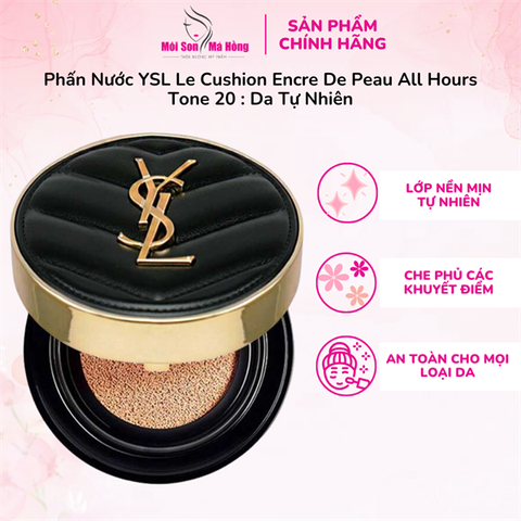 Phấn Nước YSL Le Cushion Encre De Peau Luminous Matte #20-14G