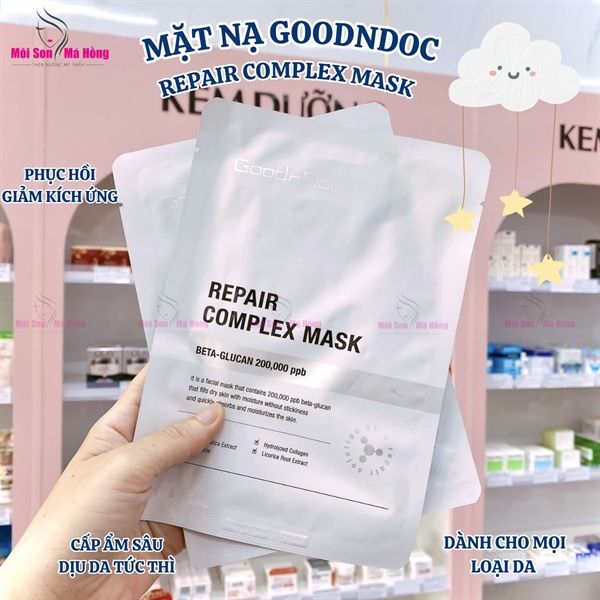 Mặt Nạ Cấp Ẩm, Dưỡng Sáng, Mềm Mịn Da Goodndoc Repair Complex Mask