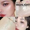 Phấn bắt sáng highlight  lung linh, tạo khối, chất phấn mềm mịn tiện lợi Mona 3 ô 3 x 3.5g
