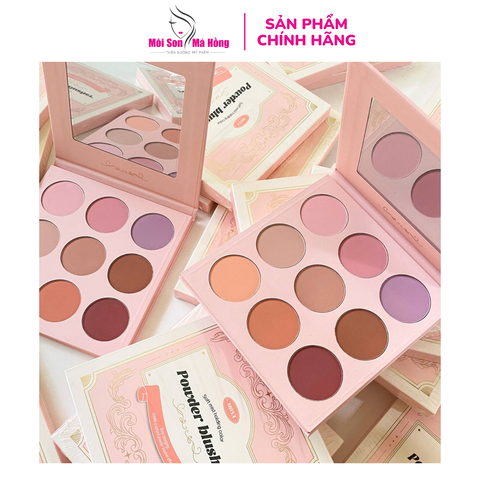 Bảng Má Hồng Mona Soft Mist Holding Color Powder Blusher 9 Ô 44.1G