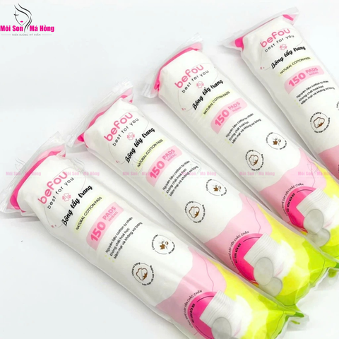 Bông Tẩy Trang Befou Natural Cotton Pads 150 Miếng