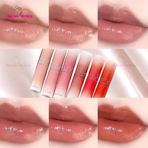 Son Dưỡng Dạng Thỏi Có Màu Thuần Chay Dưỡng Ẩm Mềm Môi Romand Glasting Melting Balm 3.5g