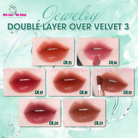 [DL15 - DL21] Son Black Rouge Double Layer Over Velvet 4.1g