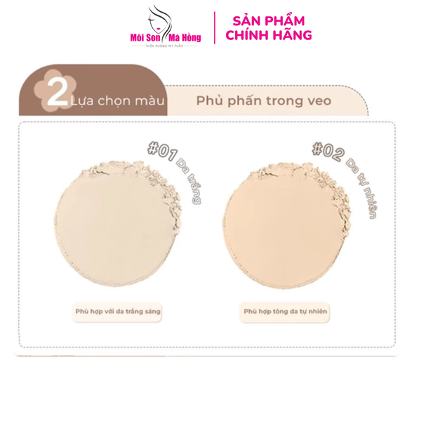 Phấn Nền Judydoll Soft & Velvet Matte Powder Foundation 4g