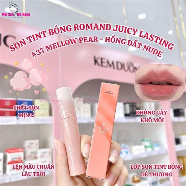 [Màu 1-39] Son Tint Lì, Căng Bóng Romand The Juicy Lasting Tint 5.5g