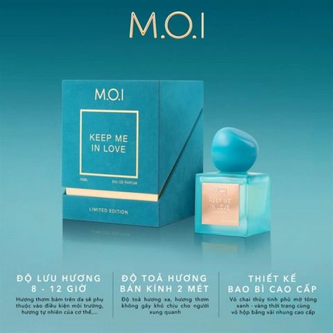Nước hoa cao cấp M.O.I Unisex Keep Me In Love phiên bản giới hạn 50ml