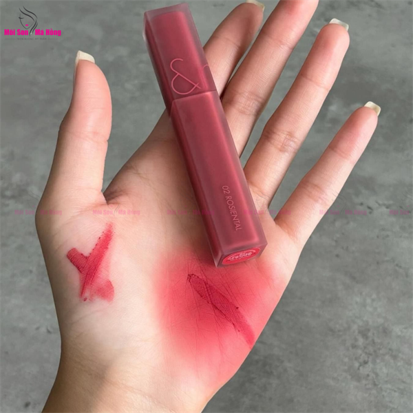 Son Kem Lì Romand Blur Fudge Tint #02 Rosiental - Màu Cánh Hồng Khô