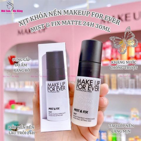 Xịt Khoá Nền Make Up For Ever Mist & Fix 24h Setting Spray 30ml