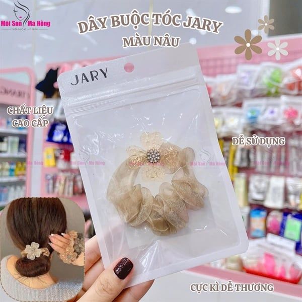 Dây buộc tóc JARY Hairband Hoa 5 cánh đính đá HB1 HB1.4 HB1.5