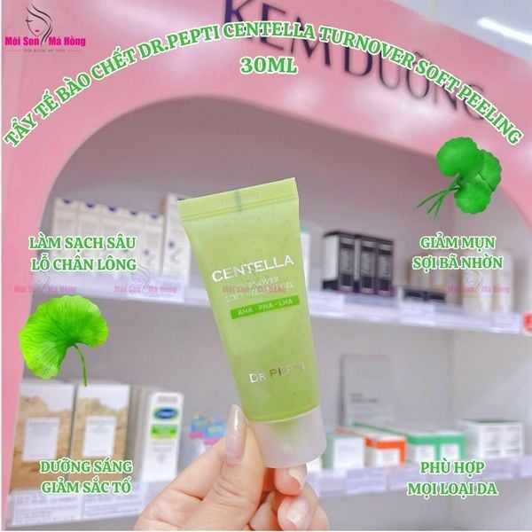 Gel Tẩy Tế Bào Chết Dr.Pepti+ Centella Turnover Soft Peeling Gel 30ml