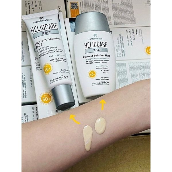 Kem Chống Nắng Heliocare Ngừa Tăng Sắc Tố, Đốm Nâu 50ml 360° Pigment Solution Fluid SPF 50