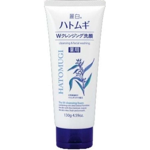 (CÔNG TY)  Sữa Rửa Mặt Hatomugi Tẩy Trang, Hỗ Trợ Sáng Da 130g Cleansing & Facial Washing - The W Cleansing Foam