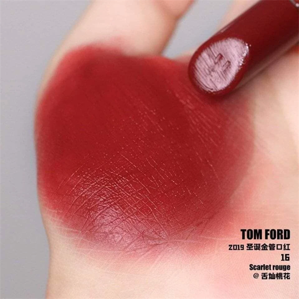 Son Tom Ford Lip Color Matte Rouge À Lèveres Mat #16 Scarlet Rouge – Đỏ Thuần