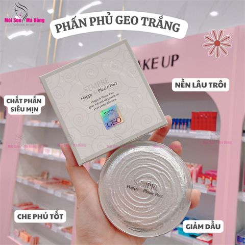Phấn Phủ GEO Sempre Happy & Please Pact No.2