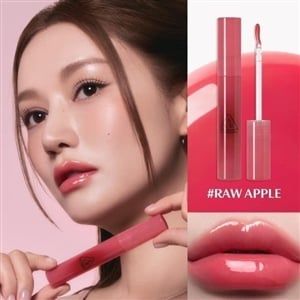 Son bóng dạng gel 3CE Drop Glow Gel Raw Apple 4g - Đỏ táo