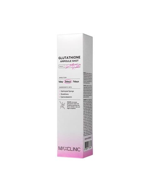 Tinh Chất Vi Kim Dưỡng Trắng Cải Thiện Nếp Nhăn Maxclinic Glutathione Ampoule Shot 3Day