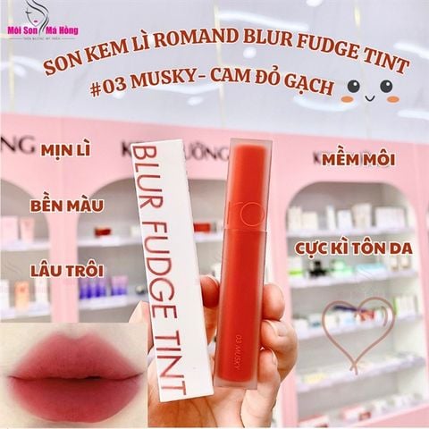 Son Kem Romand Blur Fudge Tint - #03 Musky