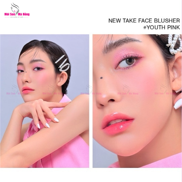 Phấn Má Hồng 3CE New Take Face Blusher 4.5g #Youth Pink
