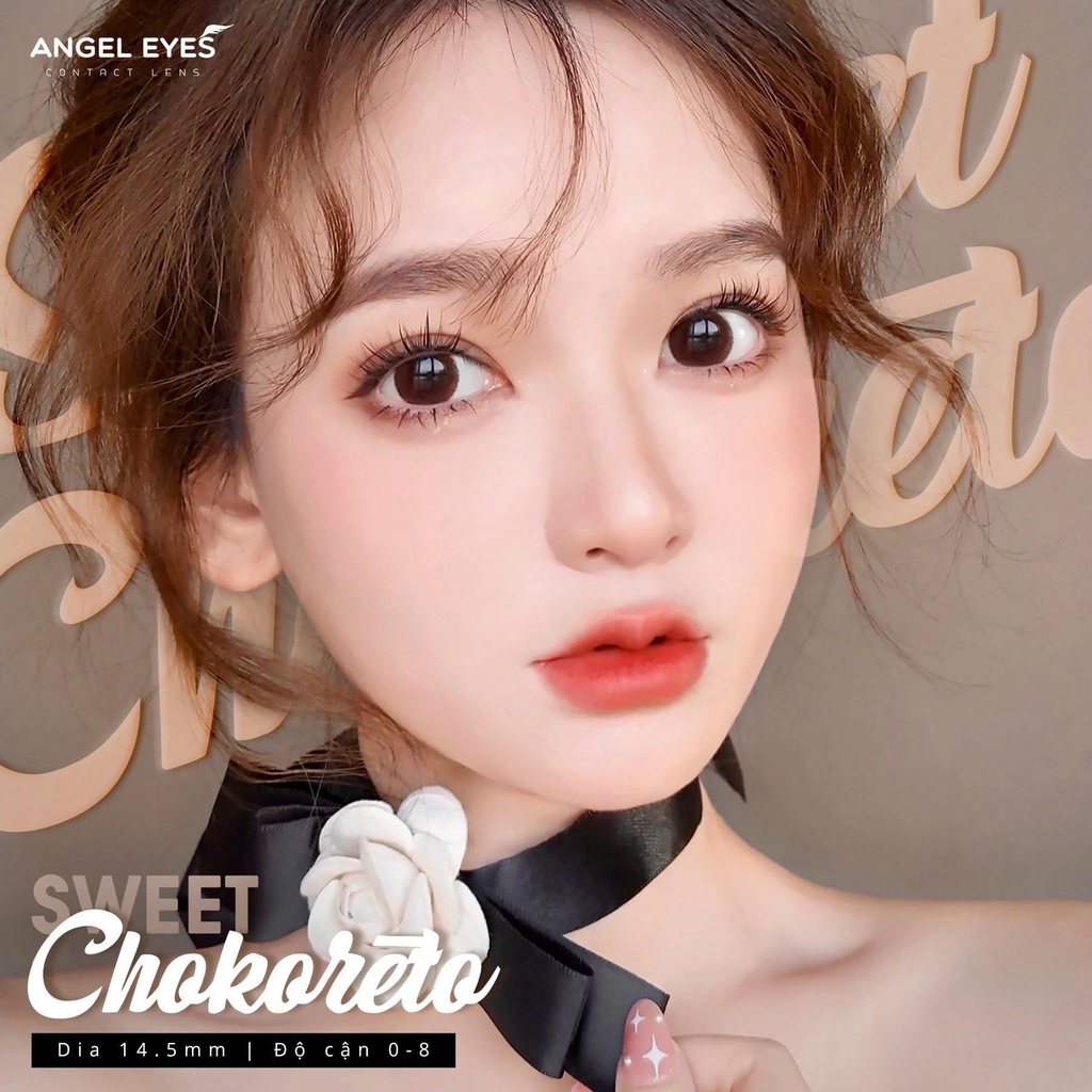 Lens Silicone cao cấp mềm mại Hydrogel Limited Chokoreto 14.5/ hạn 6 tháng