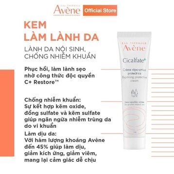Kem Dưỡng Avene Cicalfate Repair Phục Hồi Da 5ml/ 15ml/ 40ml/ 100ml