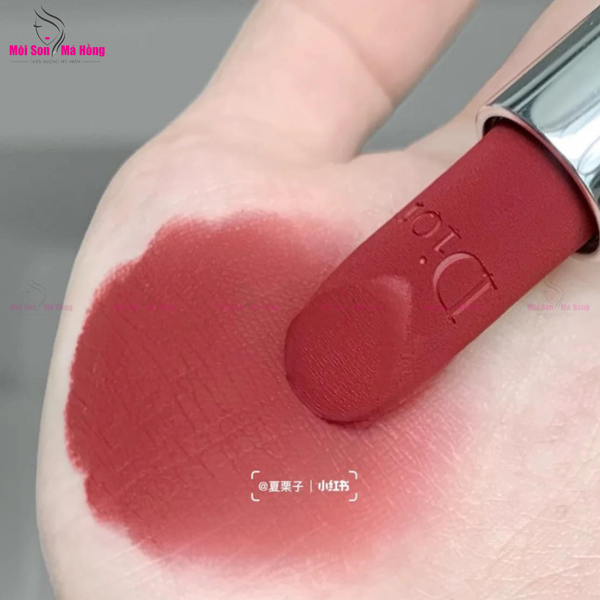 Son Dior Velvet 720 Icóne – Màu Đỏ Hồng Đất Full size 3.5G