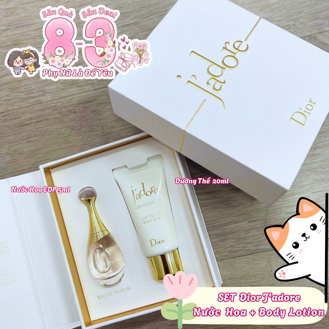 Dior J'adore Eau De Parfum 20ml Set 2 Món Nước Hoa Dior J